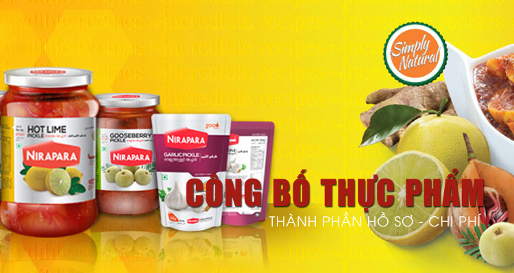 Công bố chất lượng thực phẩm trong nước và nhập khẩu Công bố chất lượng thực phẩm trong nước và nhập khẩu