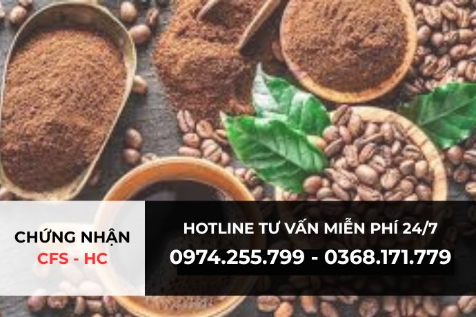 SẢN PHẨM CÀ PHÊ HÒA TAN XIN GIẤY CHỨNG NHẬN Y TẾ (HC)