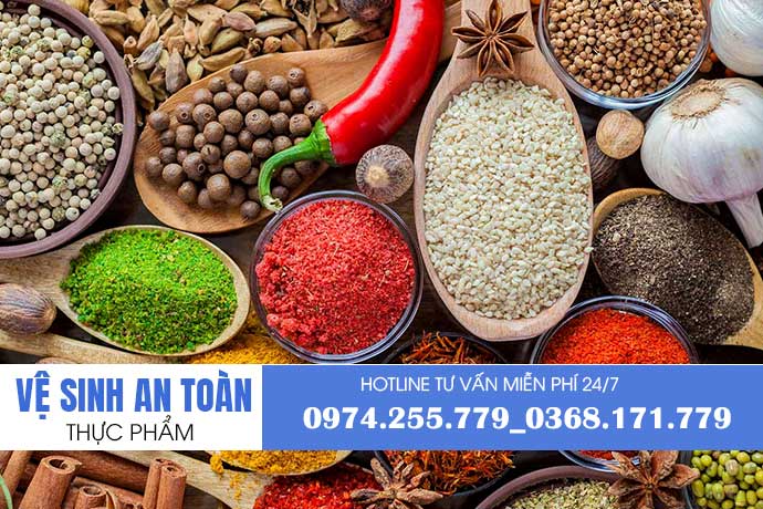 Xin giấy phép an toàn thực phẩm cho cơ sở sản xuất gia vị Xin giấy phép an toàn thực phẩm cho cơ sở sản xuất gia vị