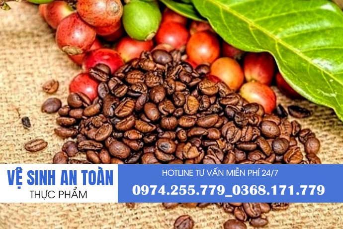Xin giấy phép vệ sinh an toàn thực phẩm sản xuất cafe bột cafe hạt