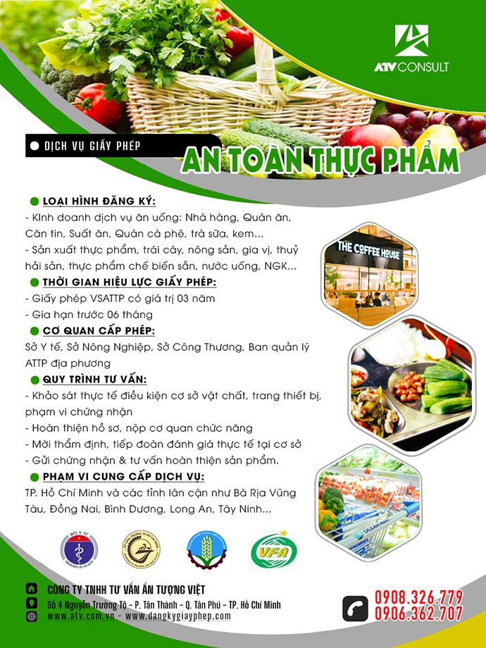 Xin giấy phép an toàn thực phẩm tại Đồng Nai