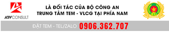 Mẫu tem chống hàng giả Bộ Công An - Trung tâm VLCG